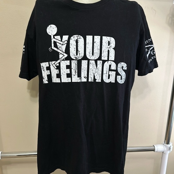 Men’s grunt style F your feelings shirt size large - Picture 1 of 5